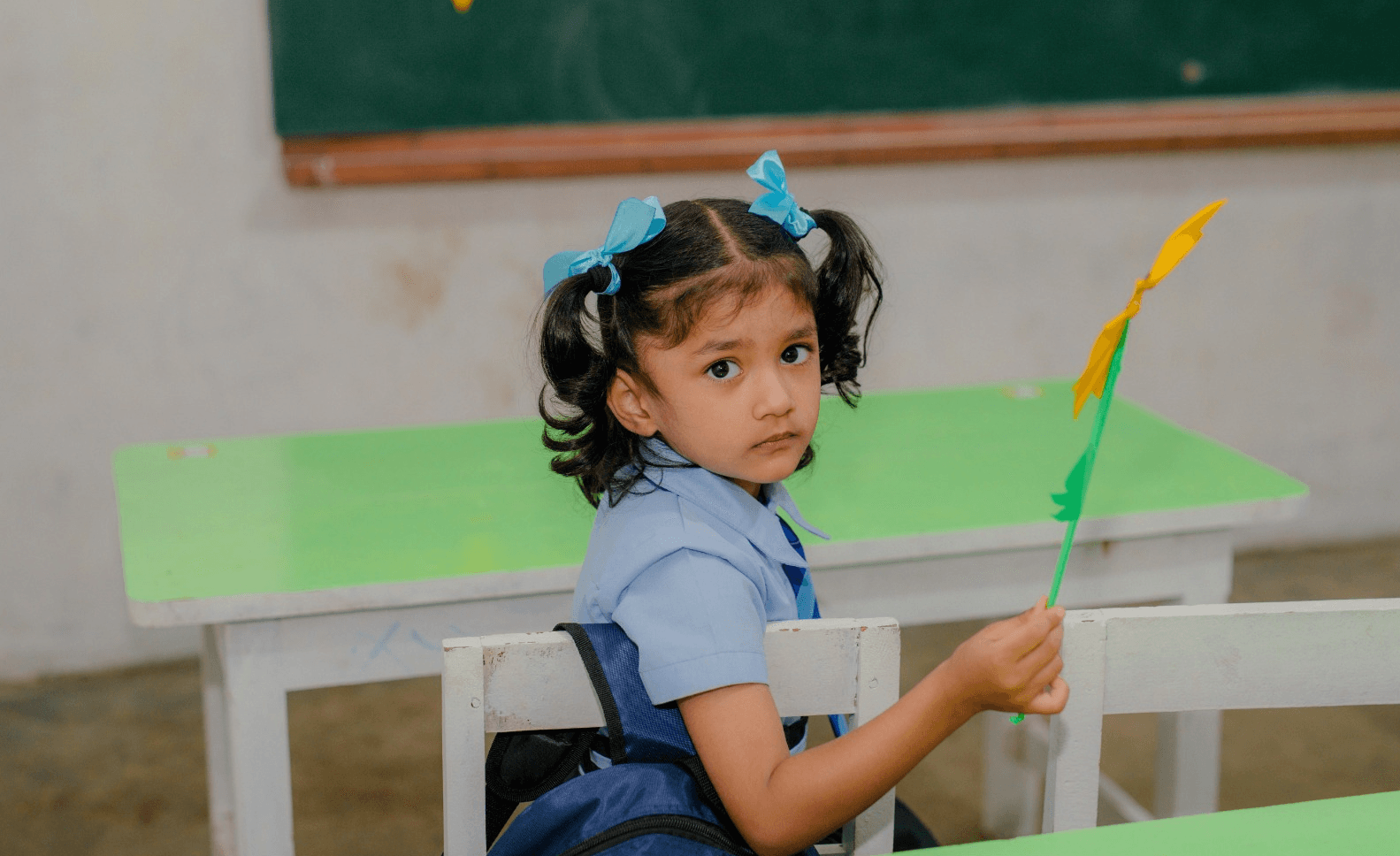 Primary section students at Vertex International School