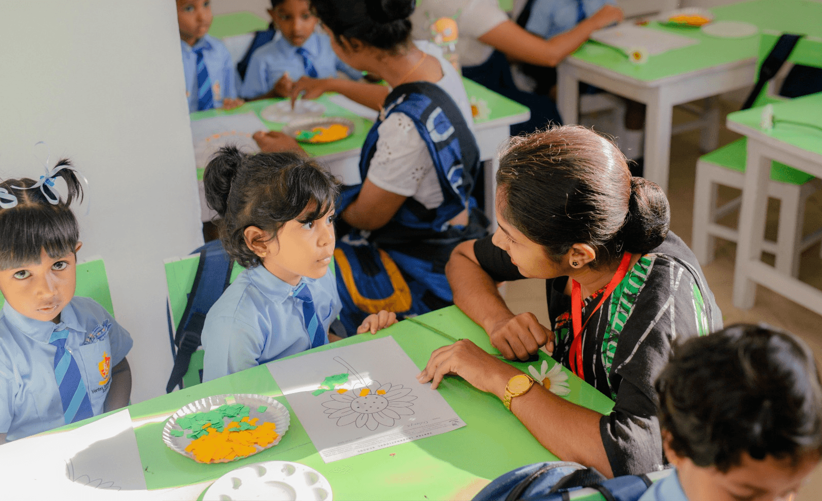 Students at Vertex International School