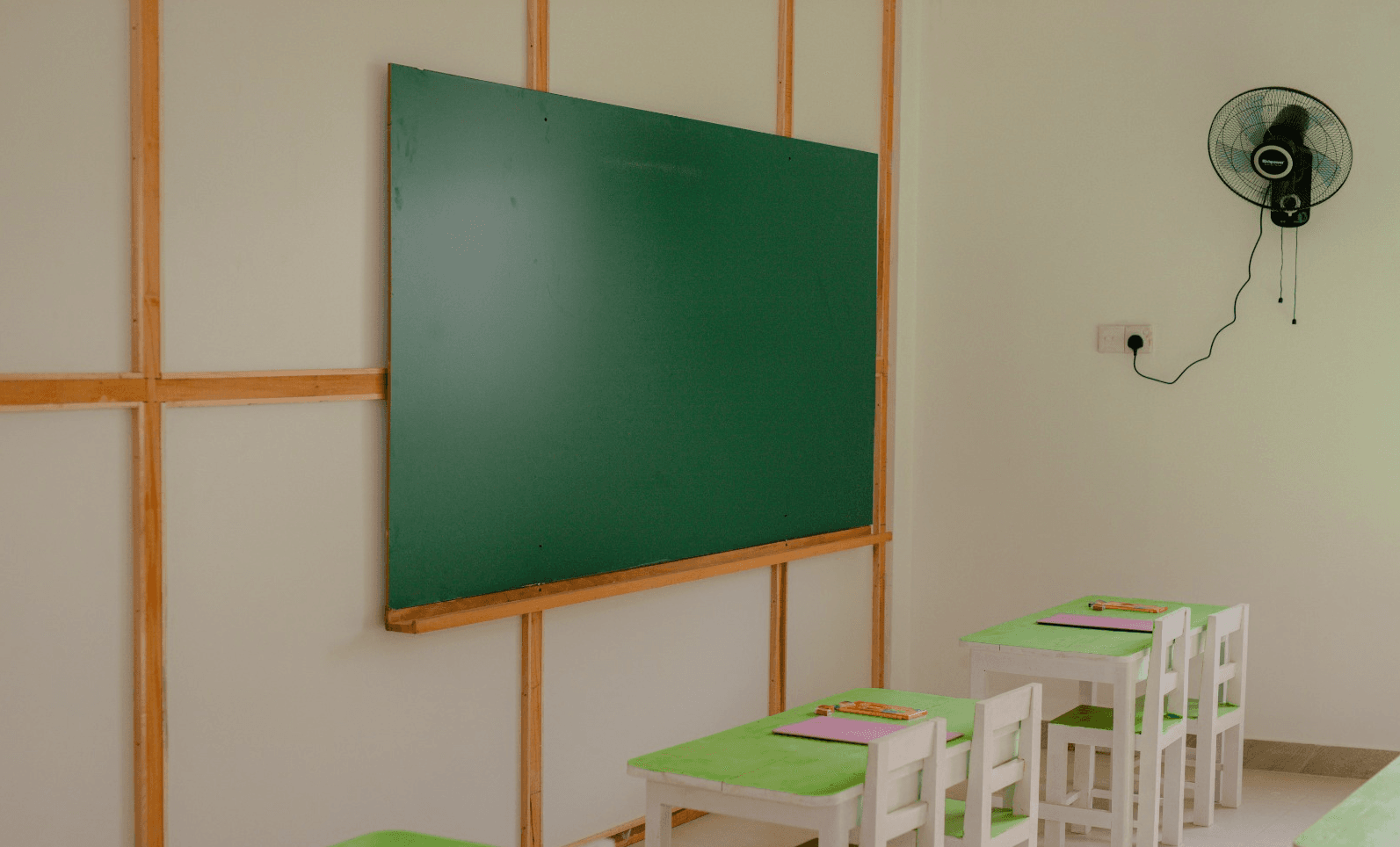 Modern classrooms at Vertex International School